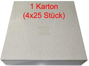 100 Stück Filterschichten zur Sterilfiltration ST7N, 40x40cm, Hobra