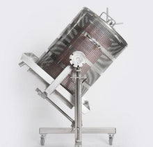 Charger l&#39;image dans la galerie, KRENN Hydropresse aus Edelstahl 160 Liter Wasserdruckpresse kippbar Wasserpresse